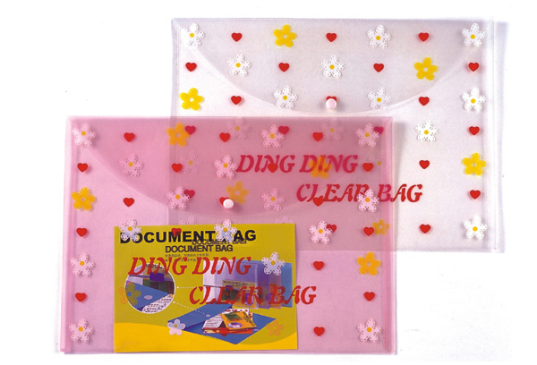 SILK-SCREEN PRINTING CLEAR BAG